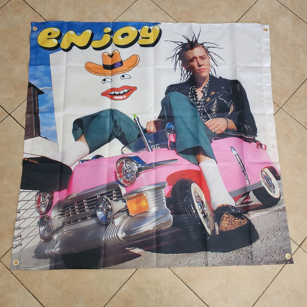 Enjoy "Small Car Big Wheels" Flag